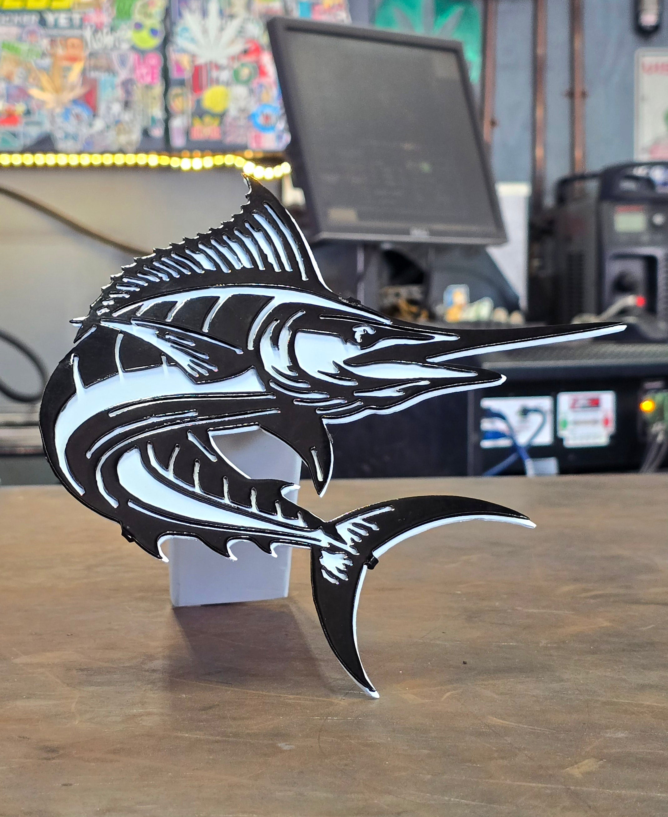 Blue Marlin #2 Hitch Cover