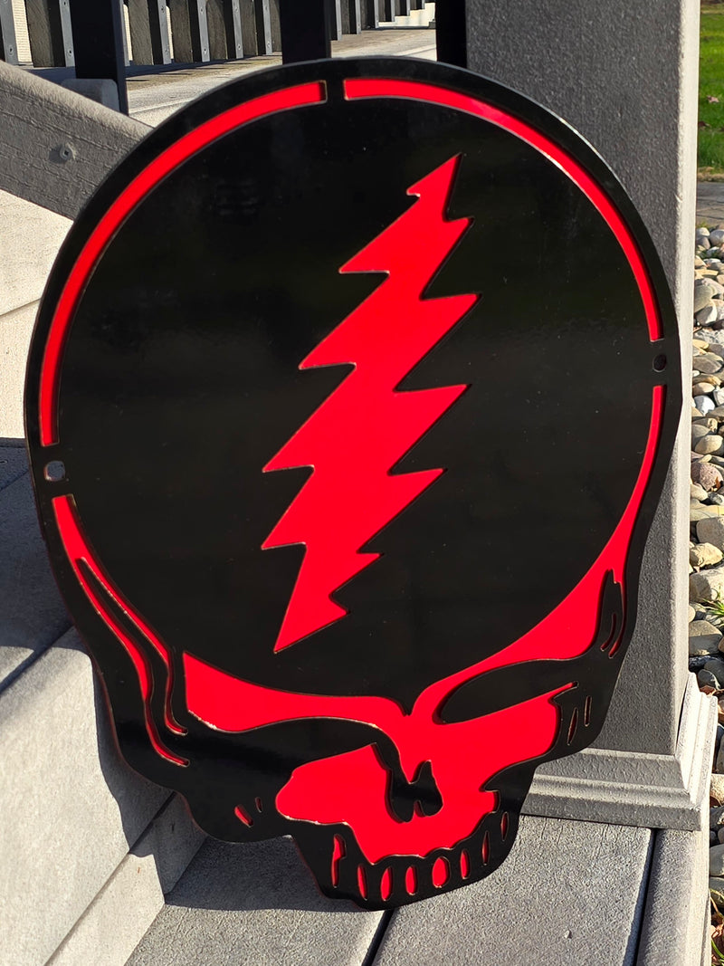 Grateful Dead Stealie Metal Art