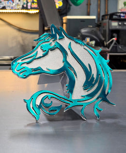 Horse Metal Hitch Cover