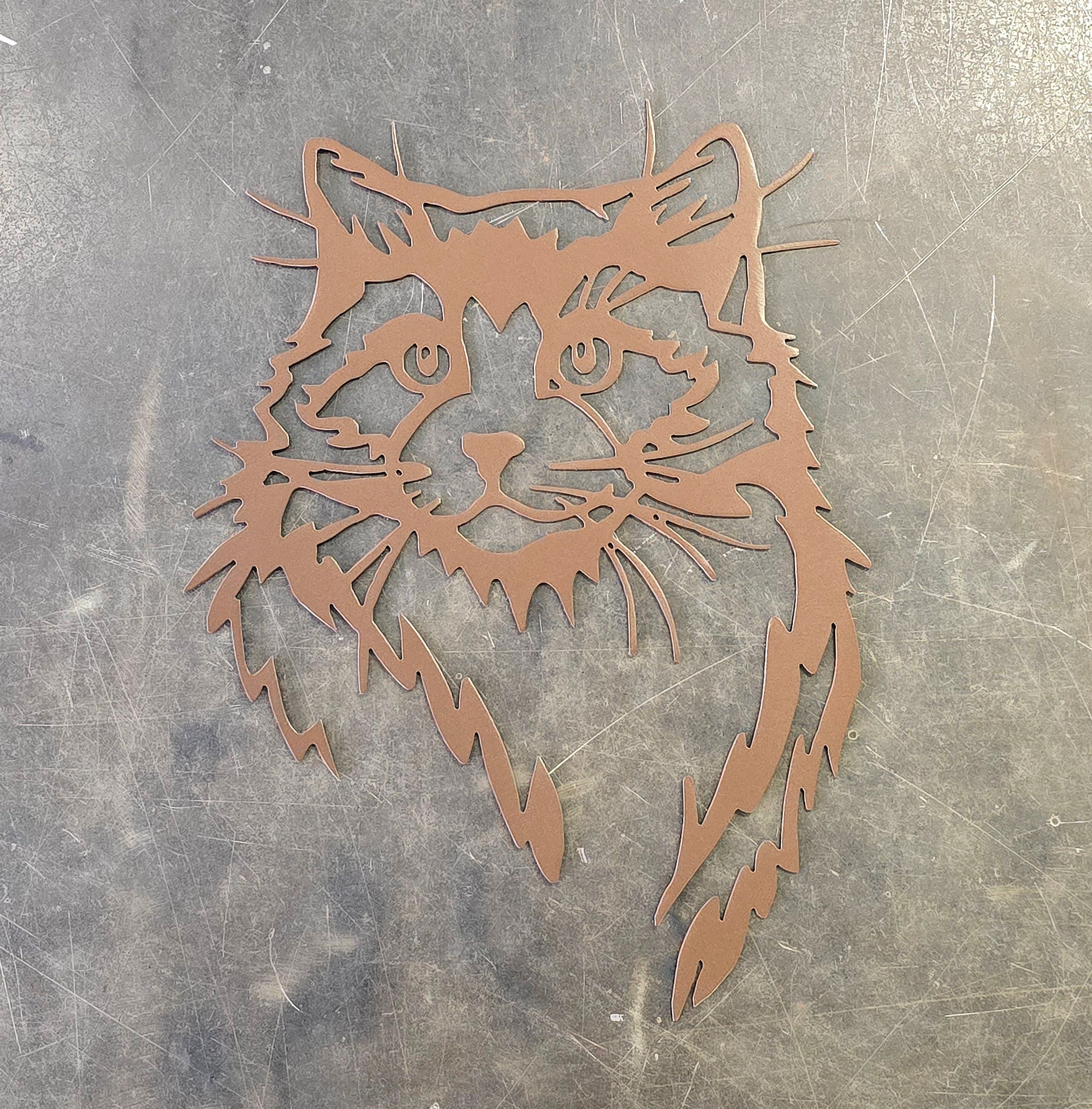 Cat #1 Metal Art