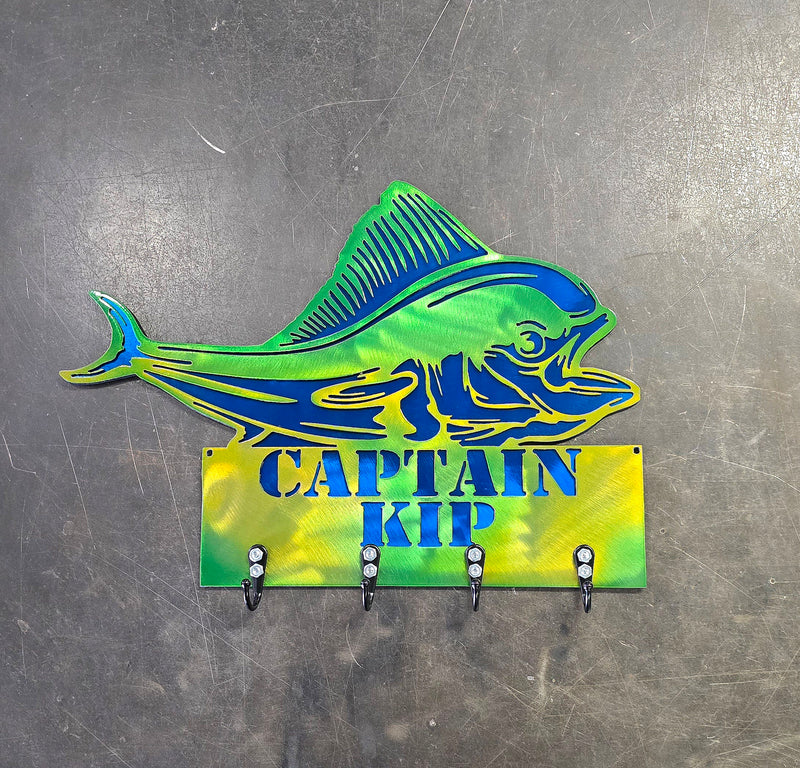 Mahi Mahi Key & Leash Hanger