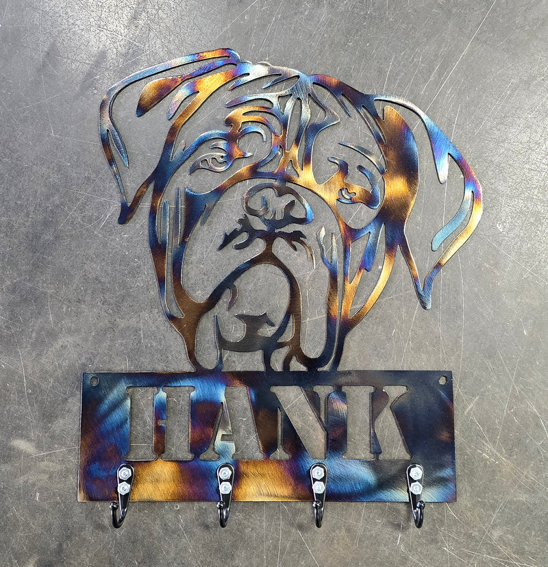 Dogue de Bordeaux (French Mastiff) Key & Leash Hanger