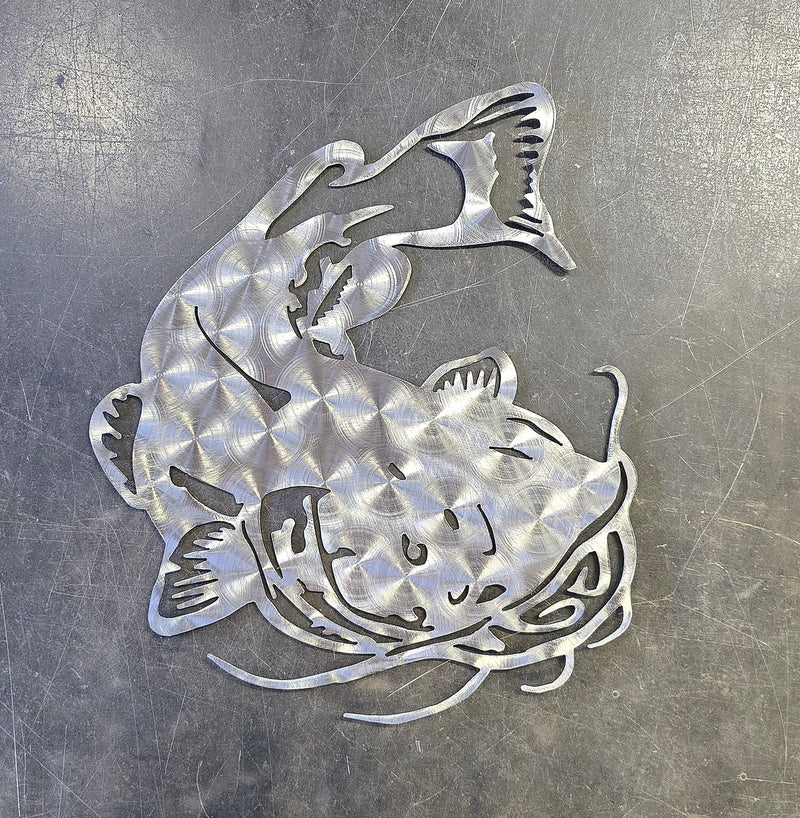 Catfish Metal Art