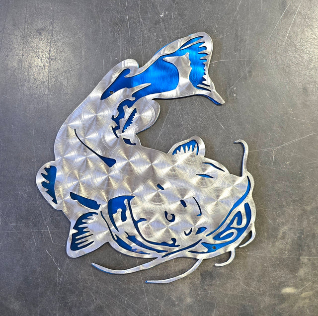 Catfish Metal Wall Art