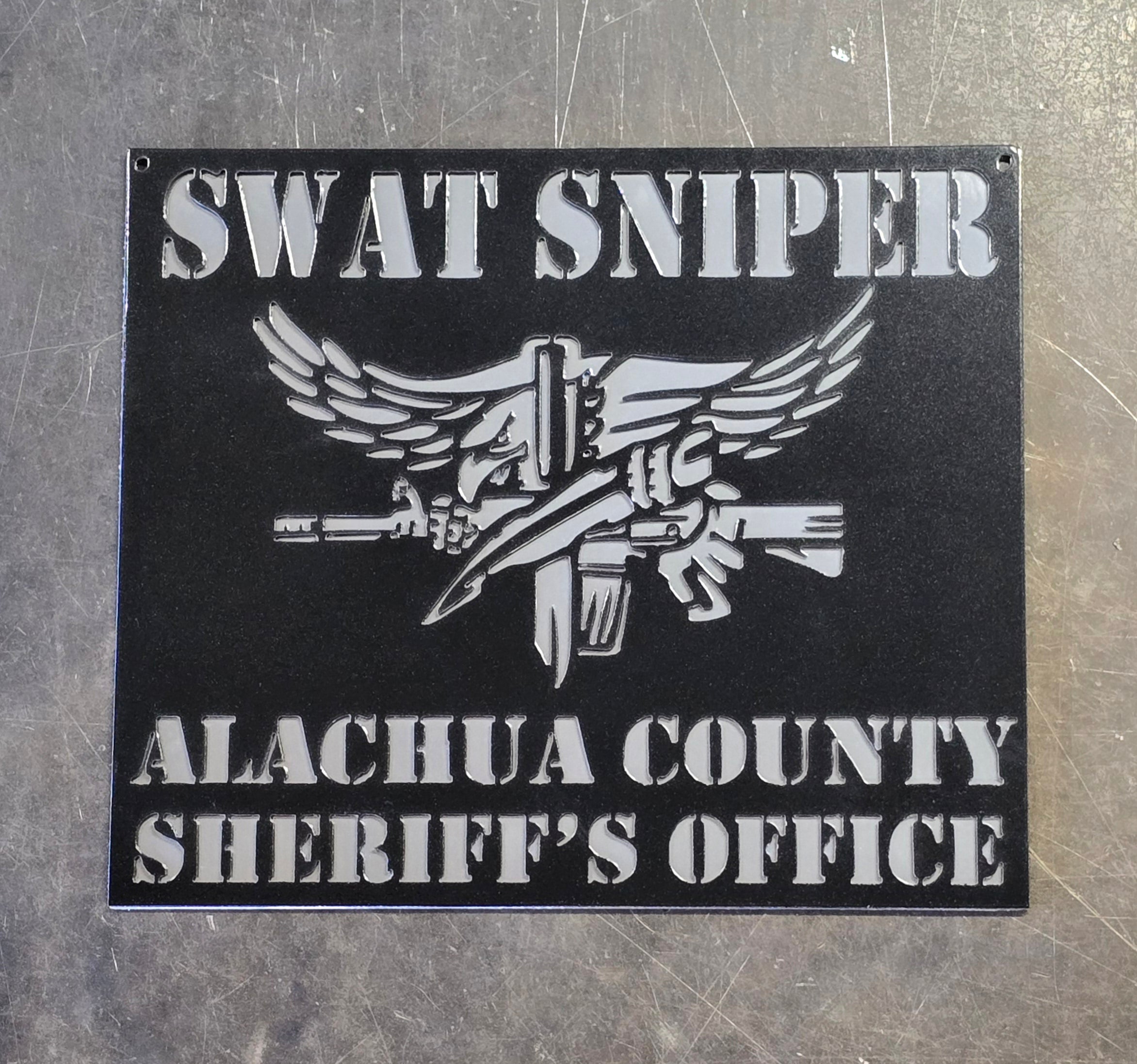 Custom Military & First Responder Signs & Metal Art
