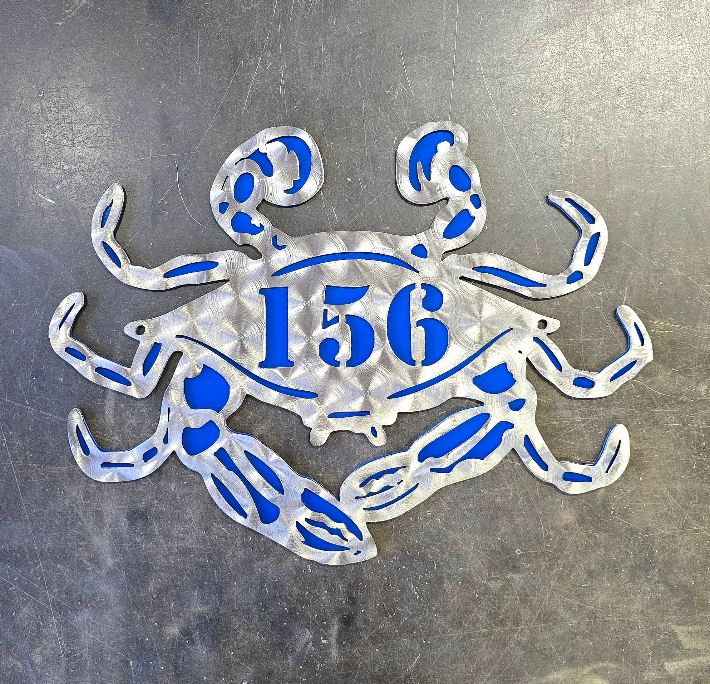 Blue Crab #1 Metal Art