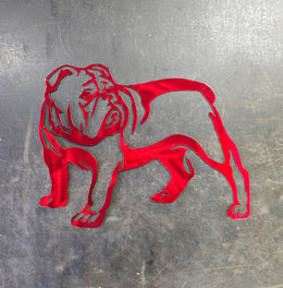 Bulldog Metal Wall Art