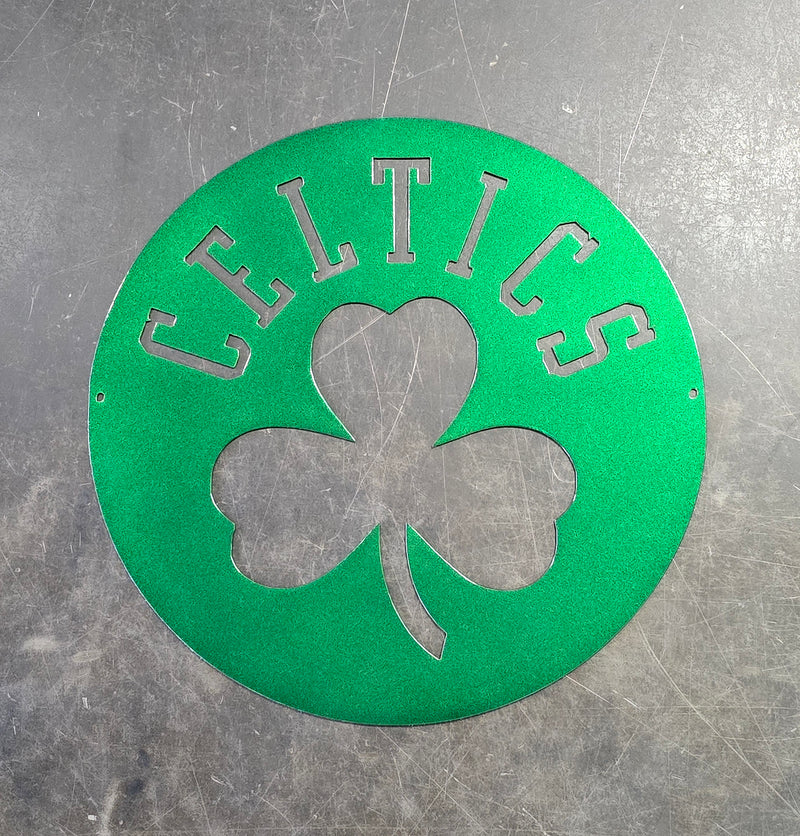 Boston Celtics Custom Metal