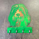 Bearded Collie Key & Leash Hanger