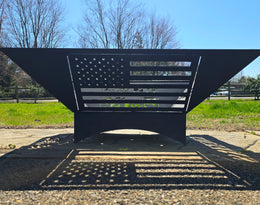 American Flag | Fire Pit Side Design