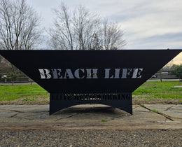 Custom Text | Fire Pit Side Design