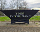 Personalized Text- Fire Pit Design Side