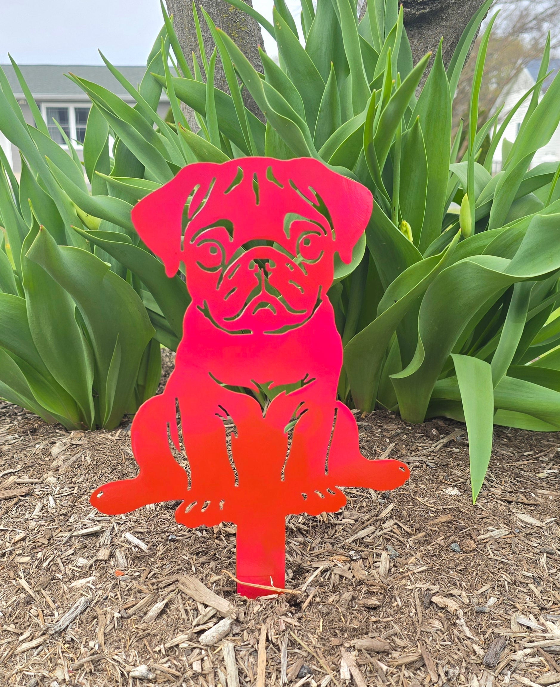 Pug #5 Lawn & Garden Stake