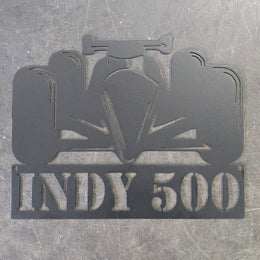 Indy 500 Metal Wall Art