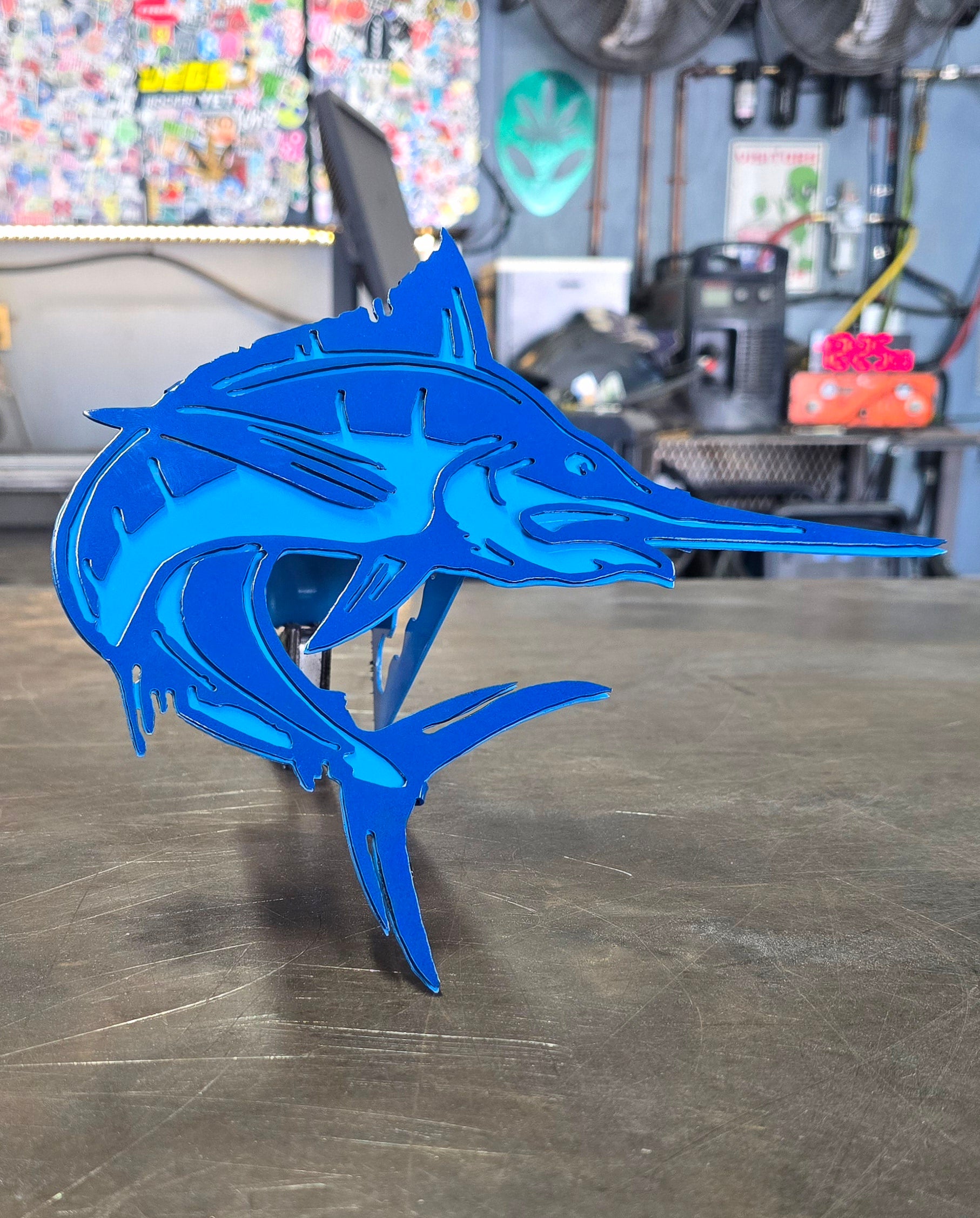 Blue Marlin #1 Hitch Cover