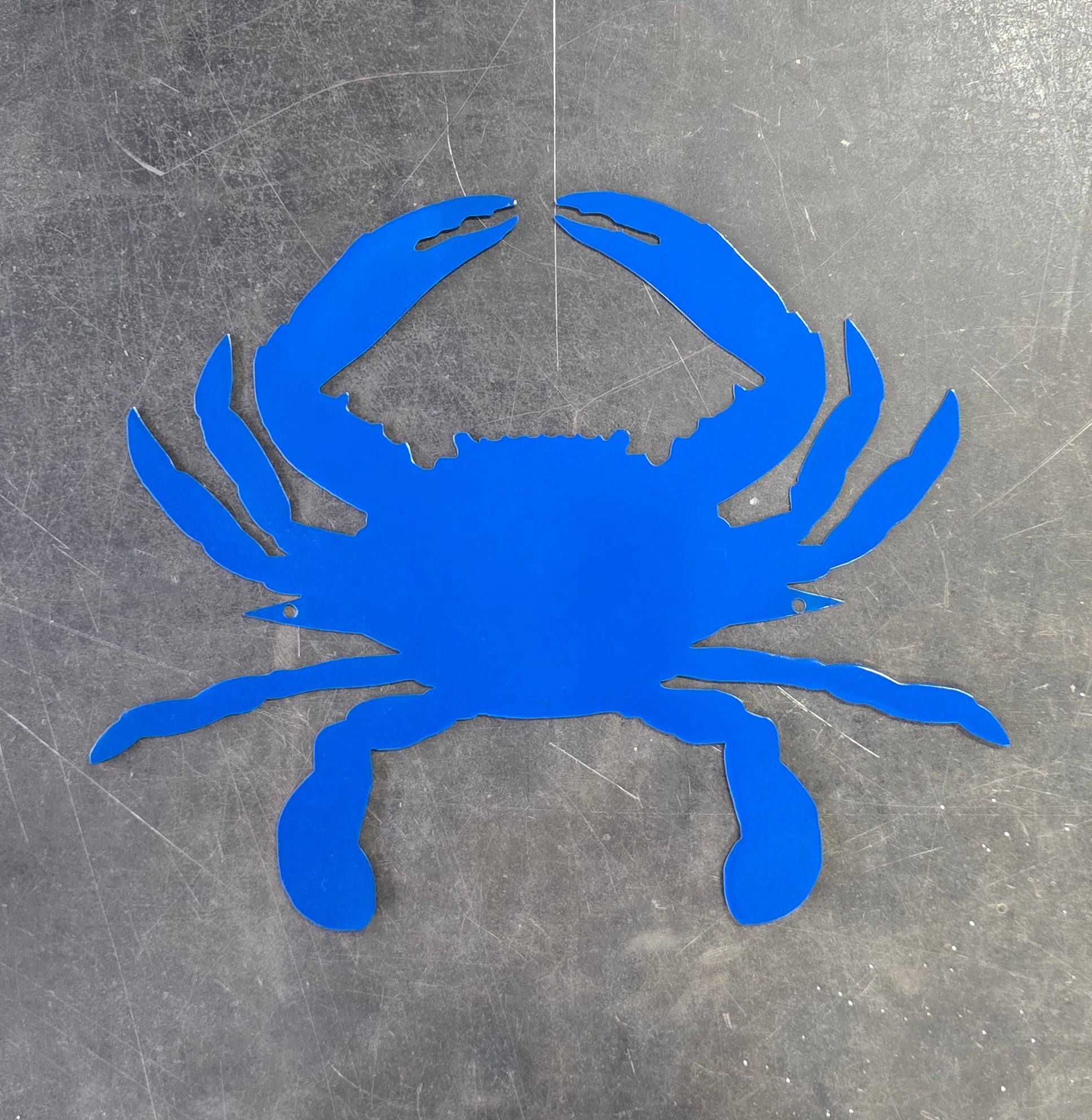 Blue Crab #3 Metal Art
