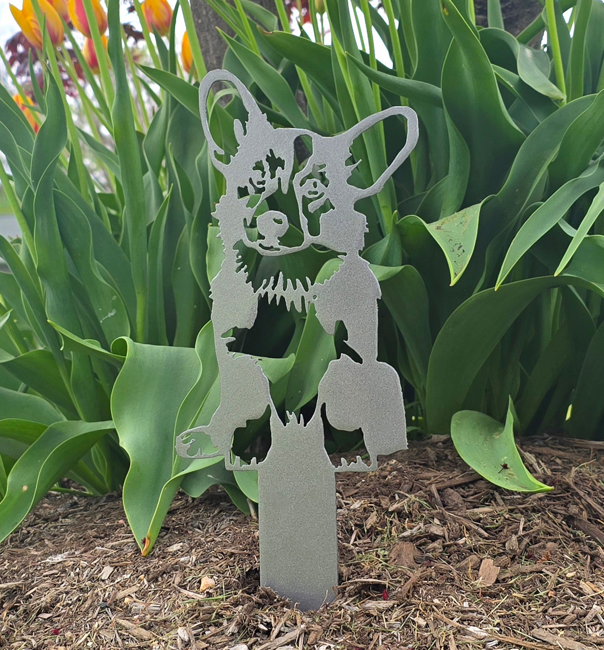 Corgi Docked Tail Lawn & Garden Stake