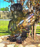 Silkie Chicken Lawn & Garden Metal Art