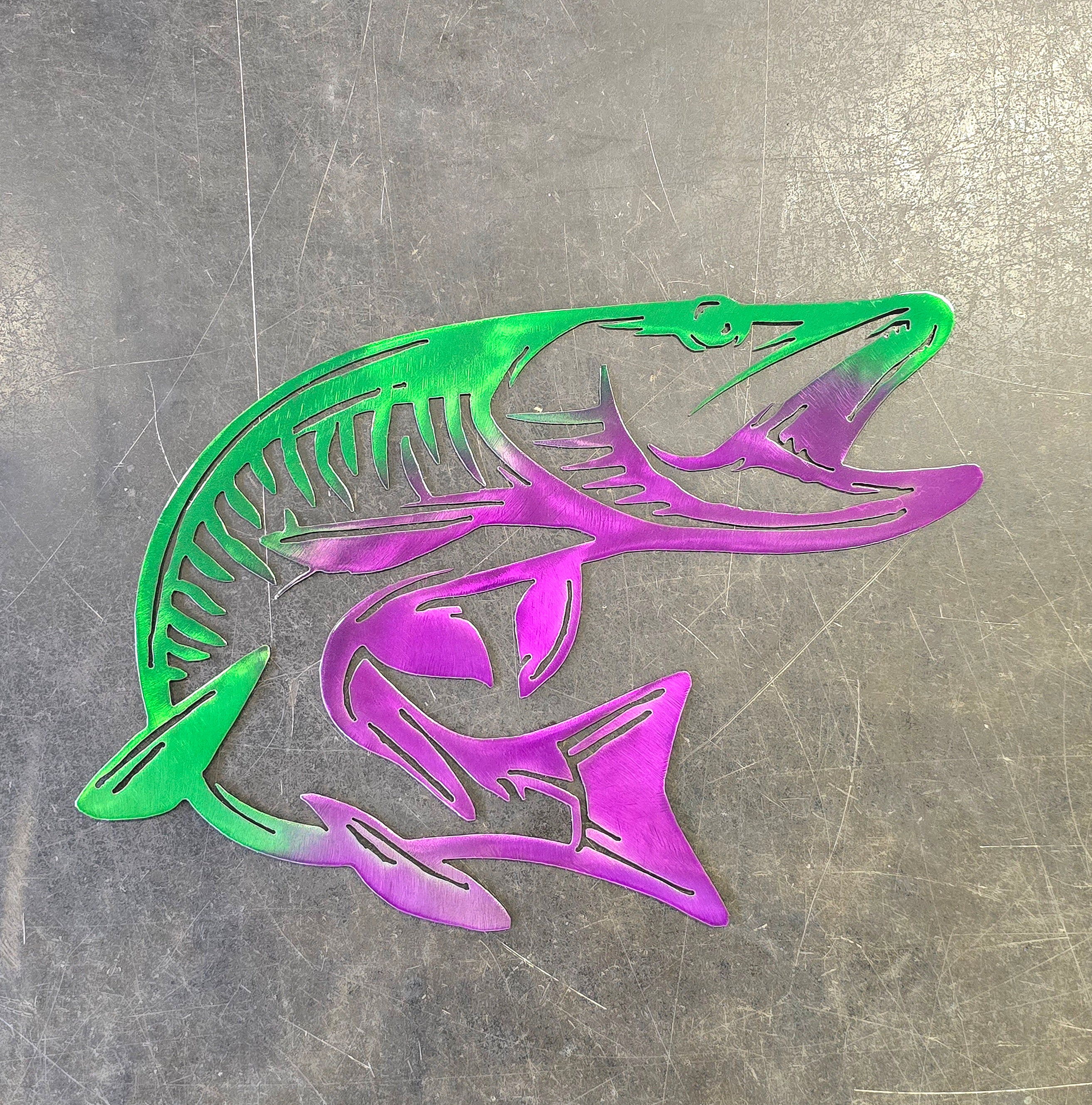 Muskie Metal Art