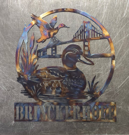 Chesapeake Bay Duck Metal Wall Art