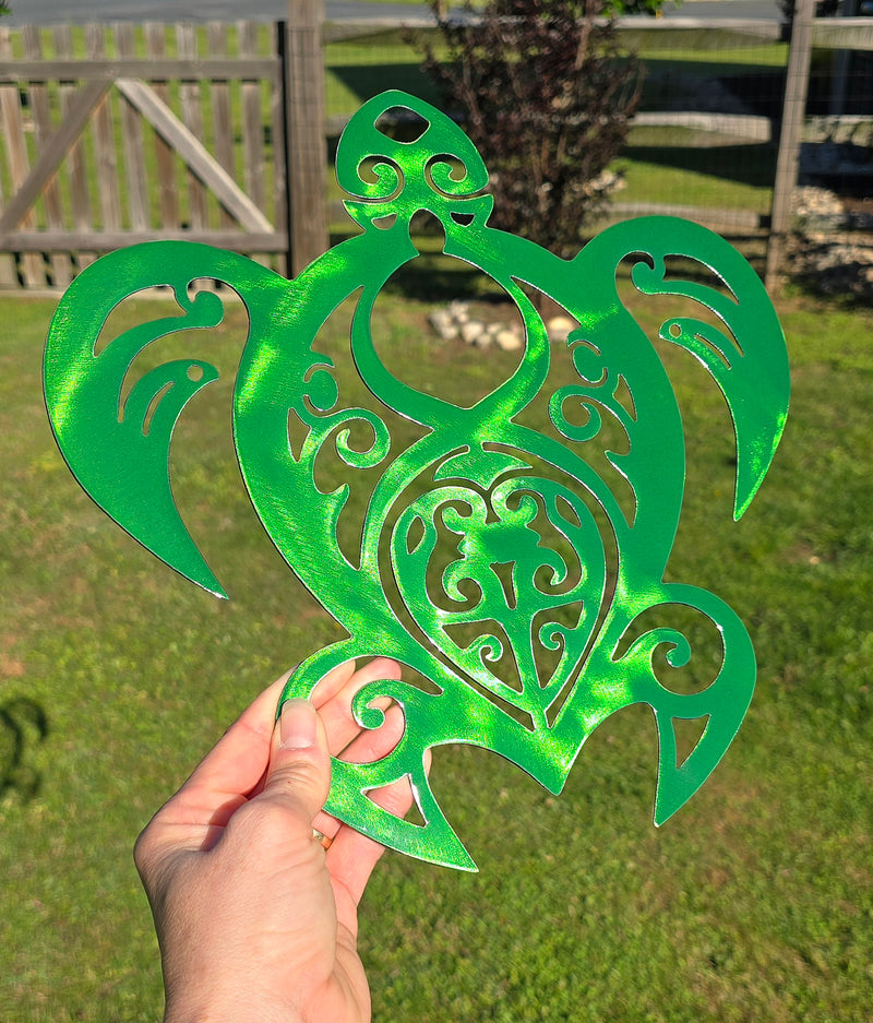 Sea Turtle Metal Art