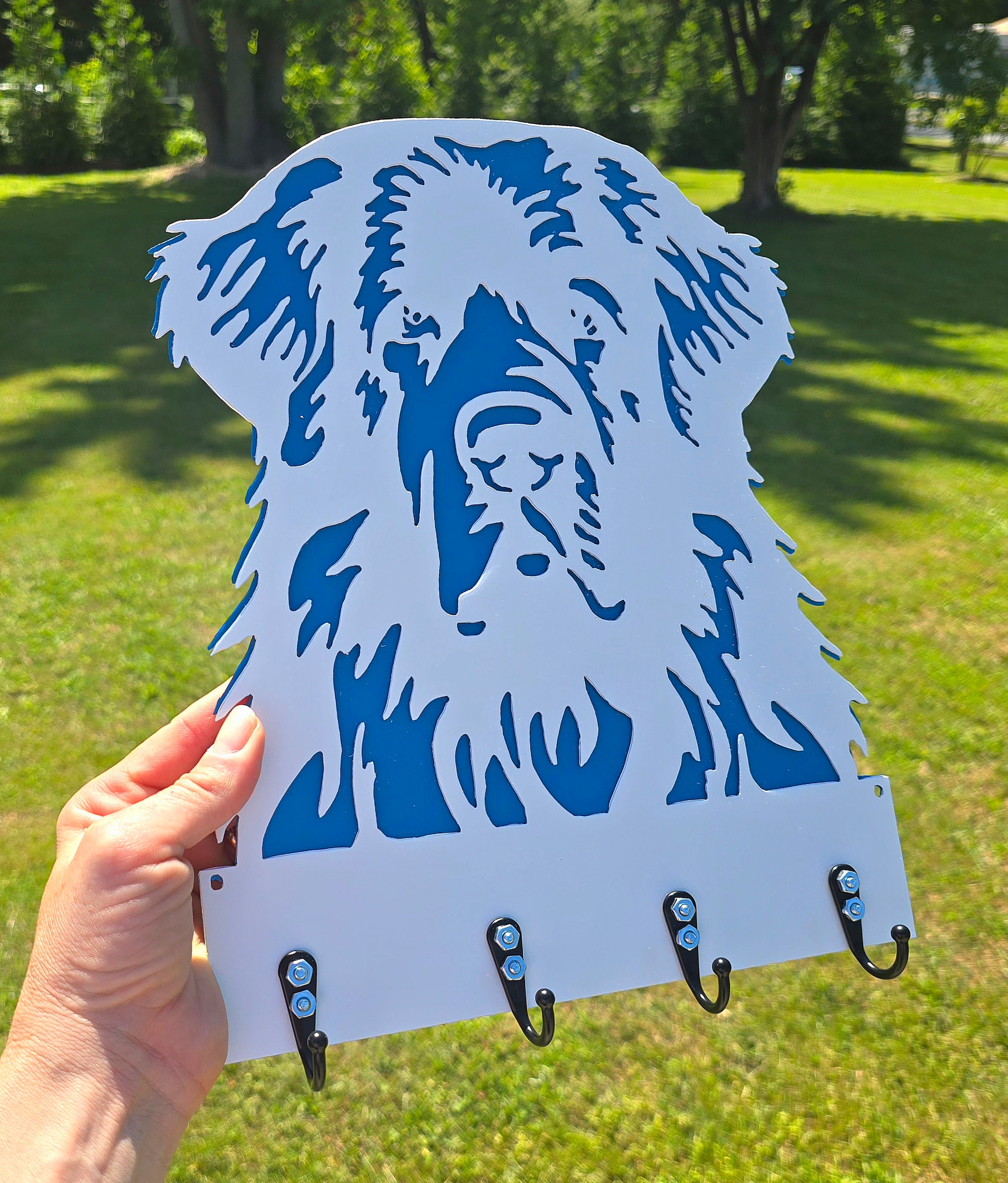 Leonberger Key & Leash Hanger