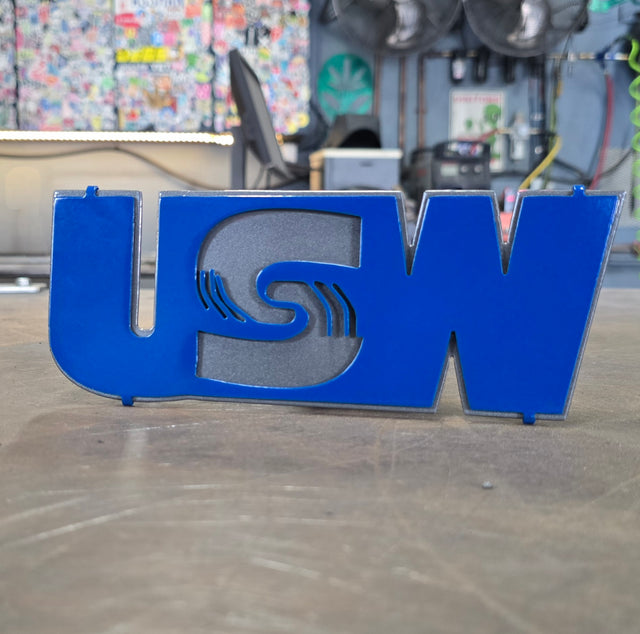 Steelworker Metal Hitch Cover