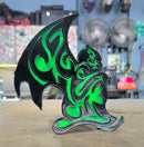 Black Metallic & Green Candy