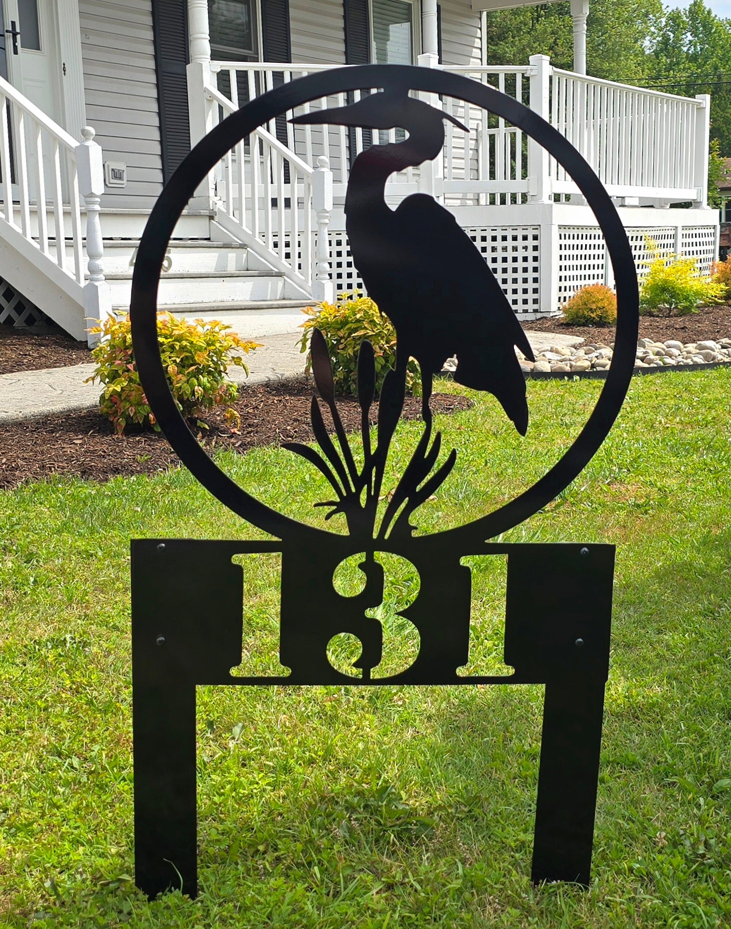 Blue Heron #1 Personalized Sign