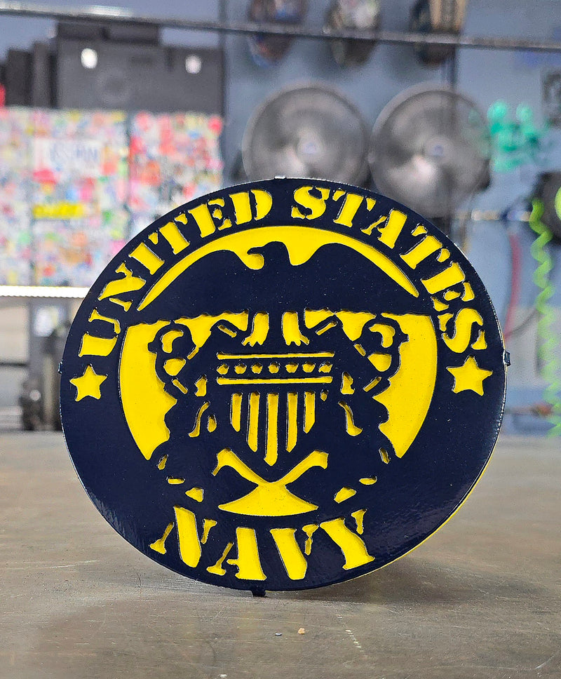 Navy Blue & Yellow