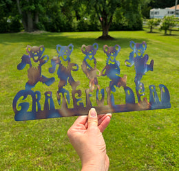 Dancing Bears Metal Wall Art