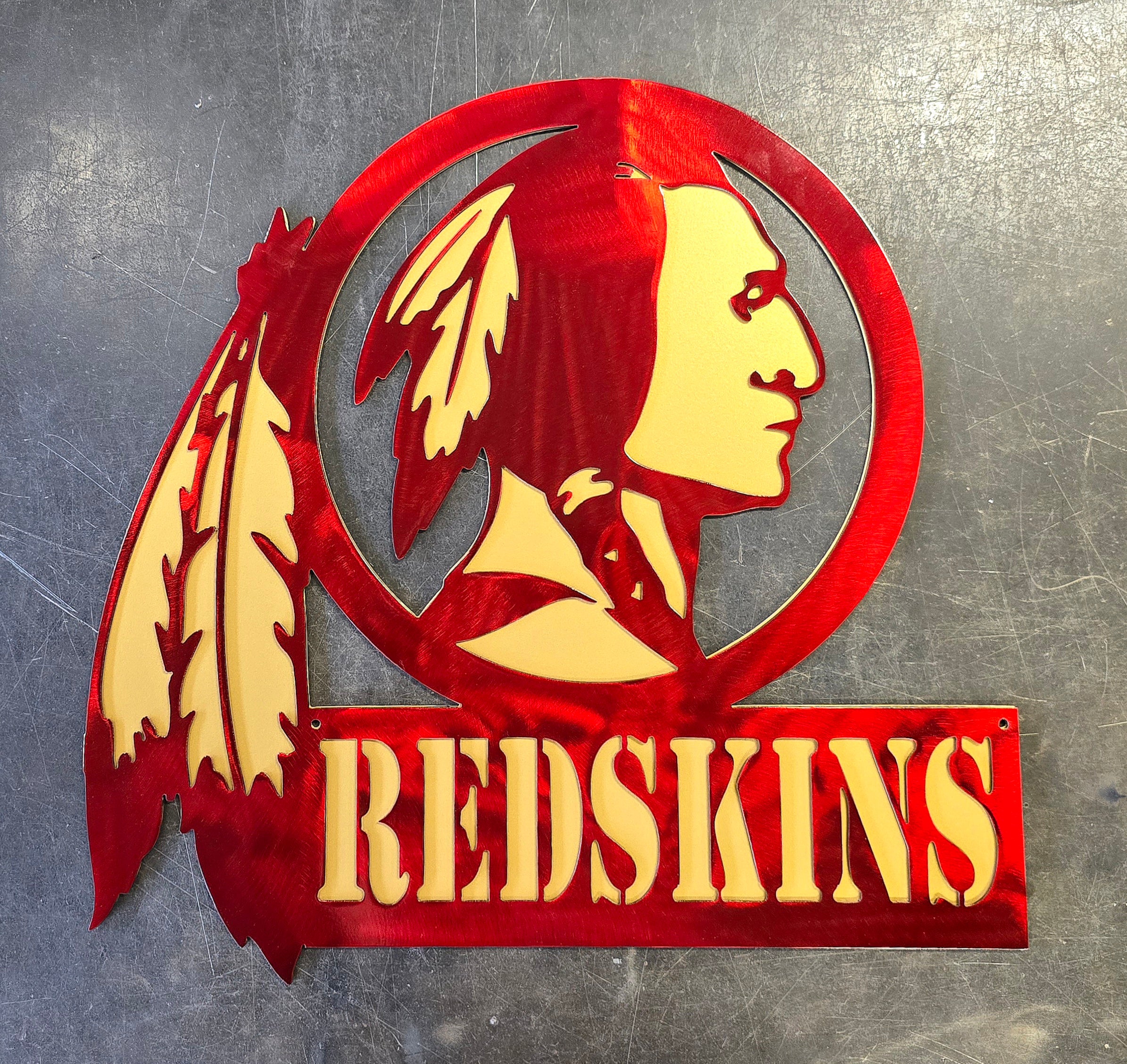 Red Candy & Gold Metallic