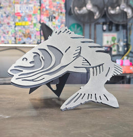 Striped Bass Rockfish Metal Hitch Cover