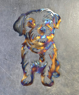 Golden Doodle Metal Wall Art