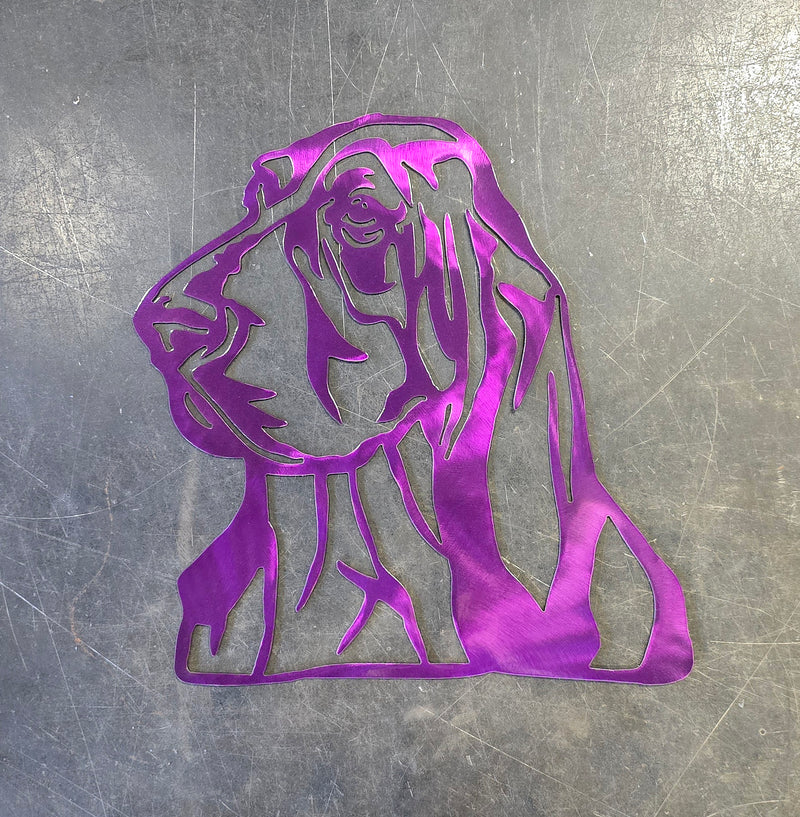 Basset Hound Metal Art