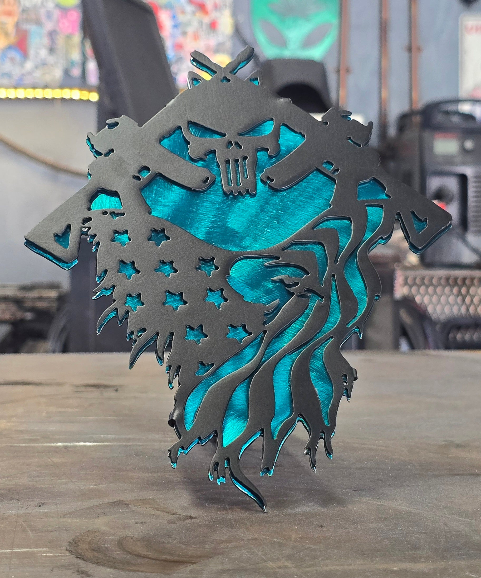 Matte Black & Caribbean Candy