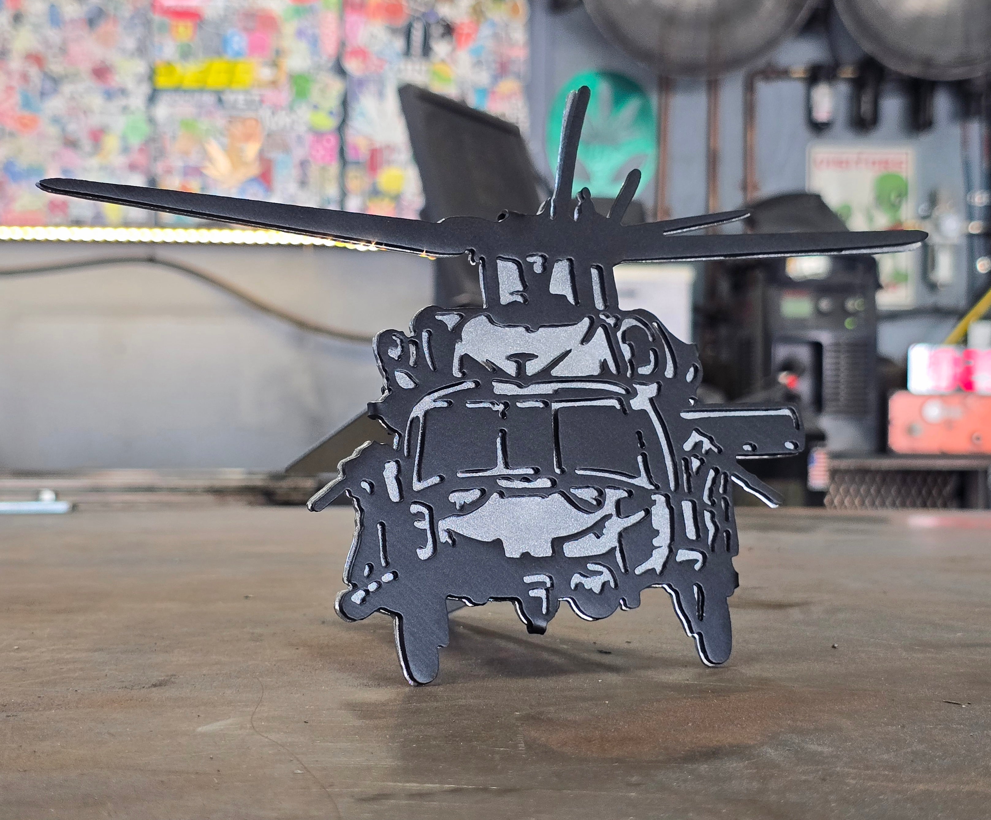 Gunmetal Metallic & Matte Black