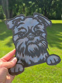 Brussels Griffon Metal Wall Art