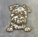 Brussels Griffon Metal Art