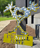 Pearl Jam "Stickman" Metal Art