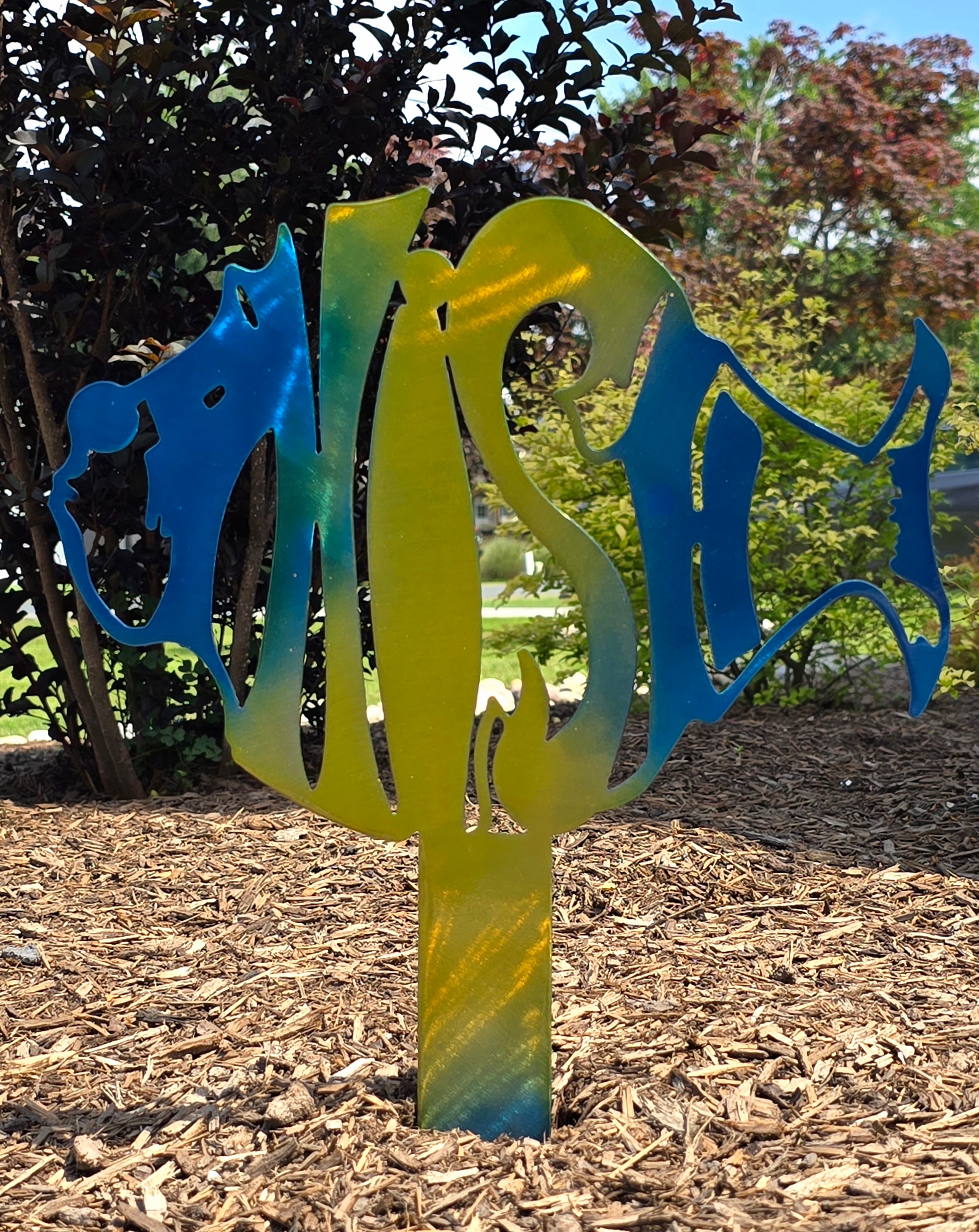 Phish Lawn & Garden Stake