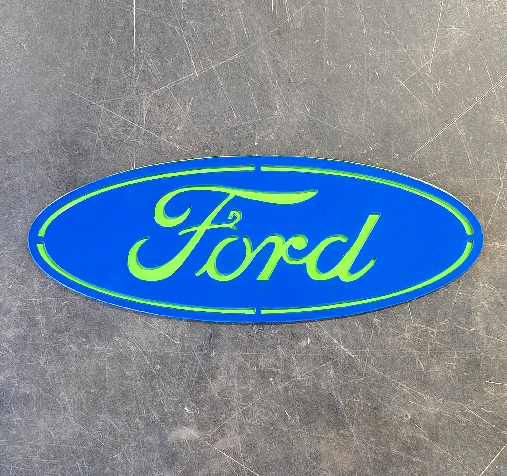 Ford Logo Metal Art