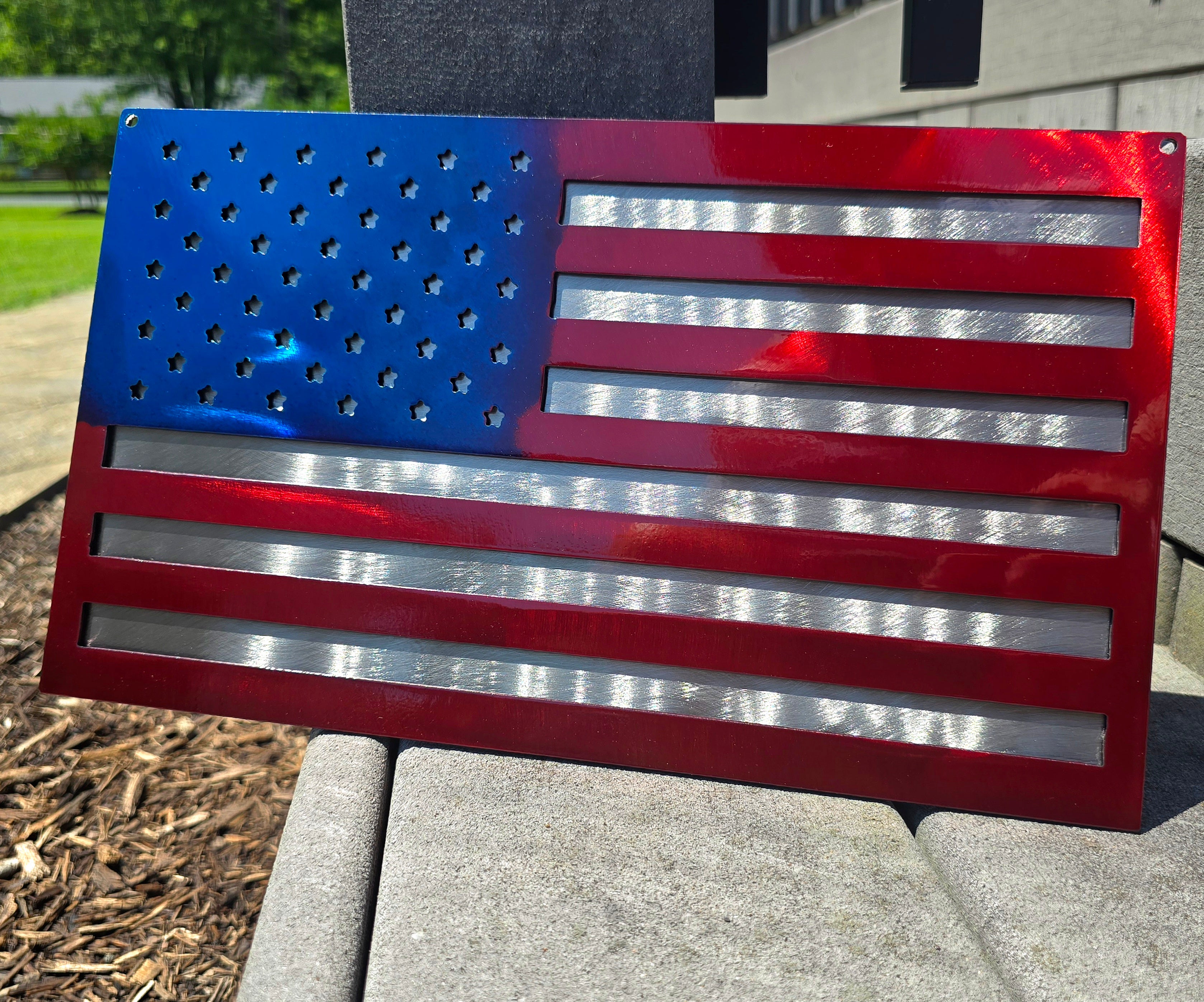 American Flag Metal Art