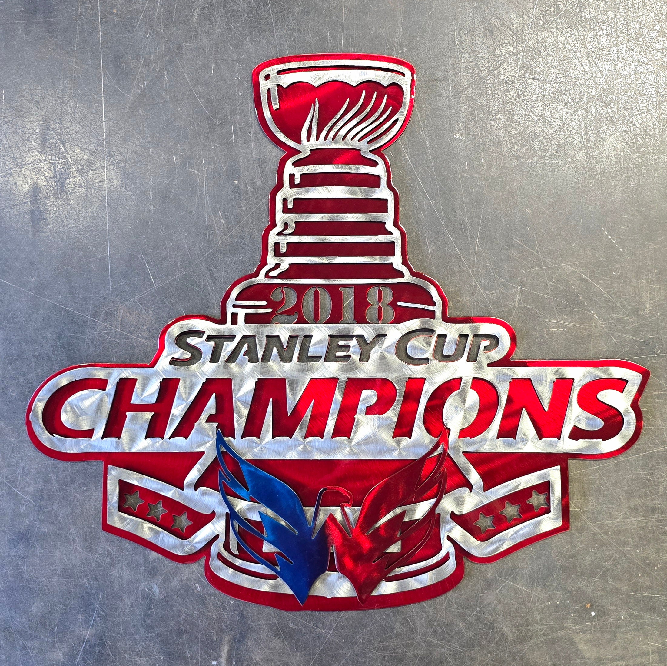 Washington Capitals Custom Metal