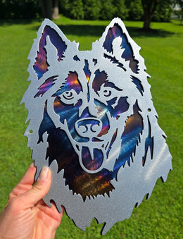 Husky Metal Wall Art