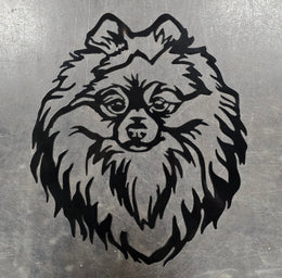 Pomeranian Metal Wall Art