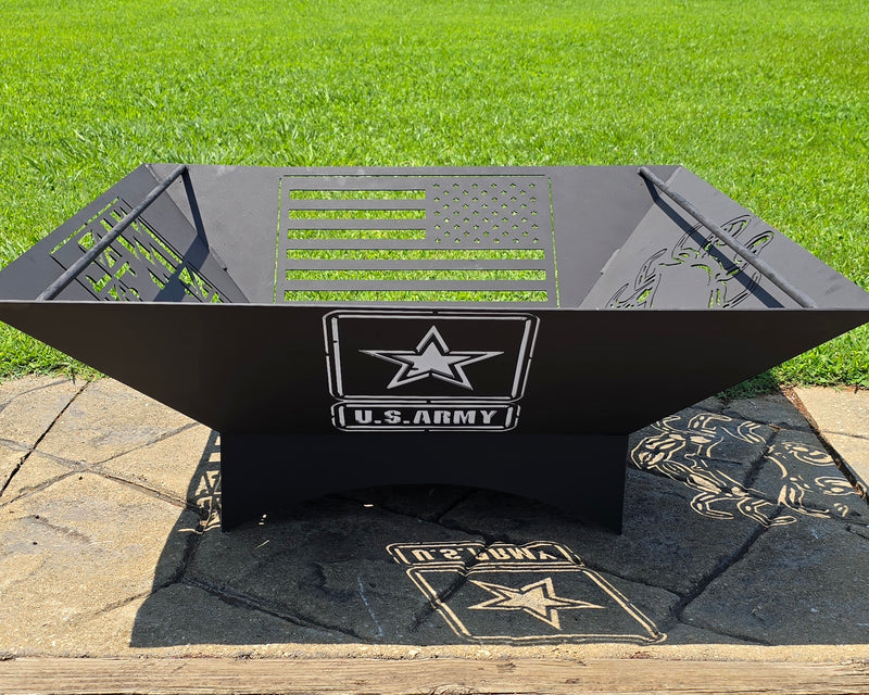 Army- Fire Pit Side Design