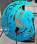 Australian Shepherd "On The Moon" Metal Art