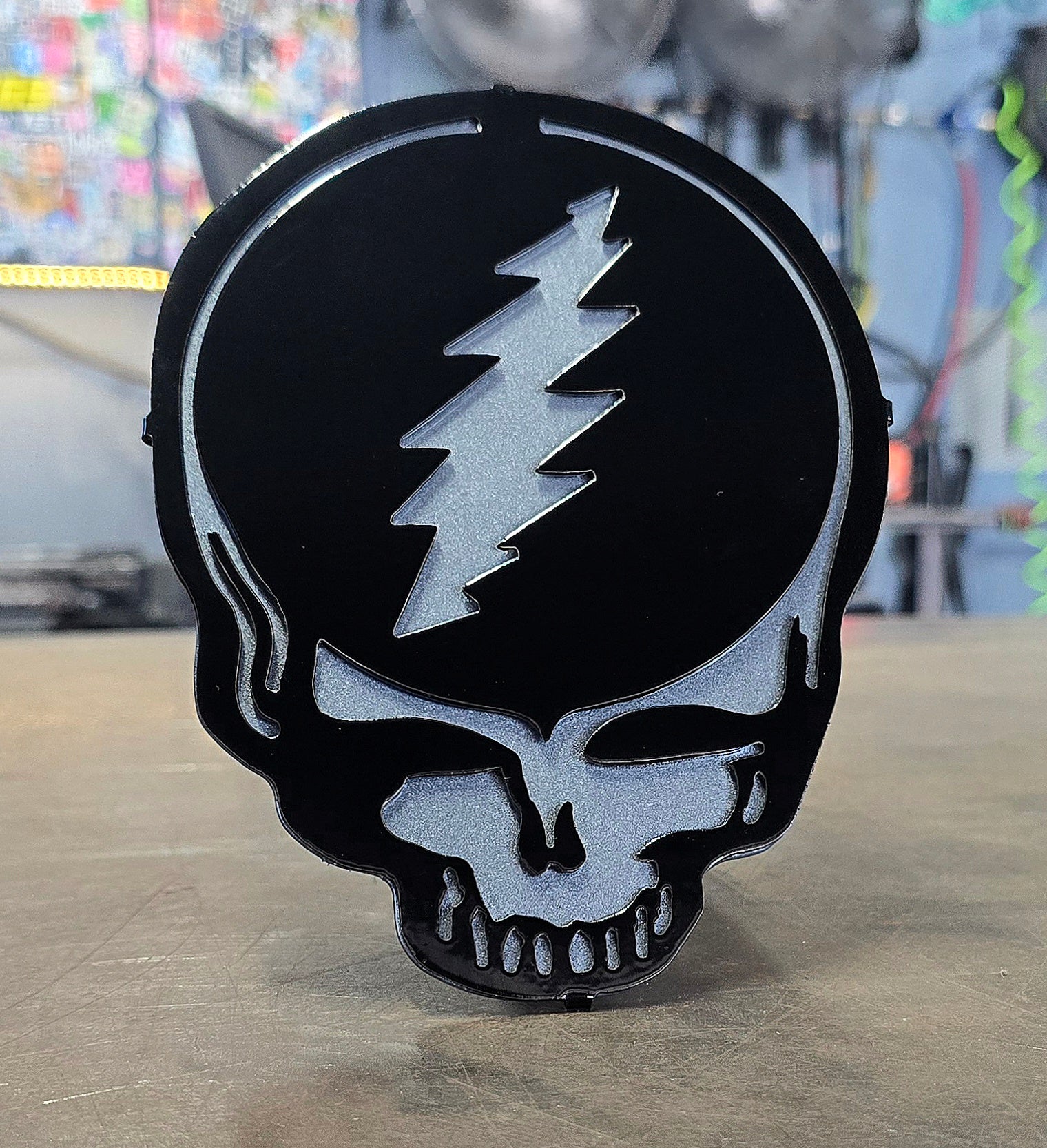Grateful Dead Stealie Hitch Cover