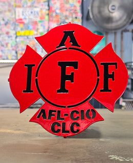 Firefighter Metal Hitch Cover